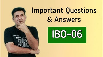 #IBO-06 #Suggestions for  TEE June Exam