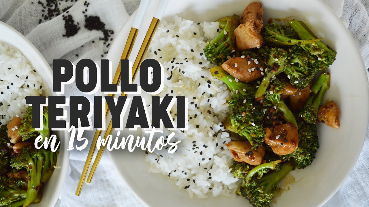 CLASE DE COCINA EN VIVO: Pollo teriyaki con salsa casera en 15 minutos