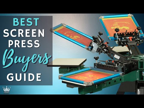 Which is the Best Screen printing Press for Beginners? - Screen press buyers guide - King