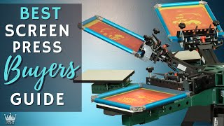 Which is the Best Screen printing Press for Beginners? - Screen press buyers guide - King Print