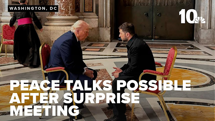Officials prepare for Ukraine-Russia peace talks following surprise Trump-Zelenskyy meeting