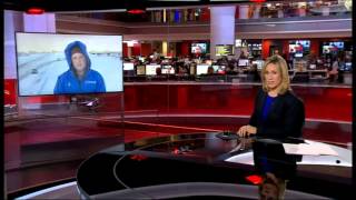 SOPHIE RAWORTH BBC NEWS  America&#39;s freezing weather