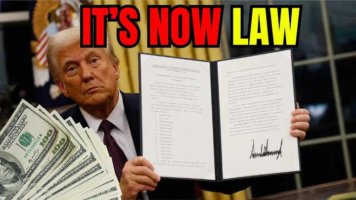 It's NOW LAW: Trump's Stimulus Refund Checks for Millions & Trump's Big Announcement