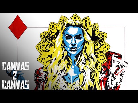 Charlotte Flair becomes the Queen of Diamonds!: WWE Canvas 2 Canvas