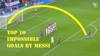 Lionel messi - top 10 impossible solo goals ever hd