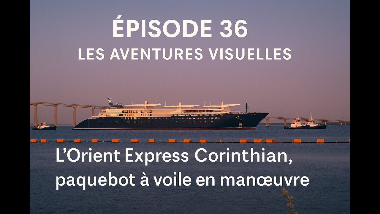 L’Orient Express Corinthian, paquebot à voile en manœuvre