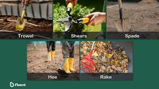 Tools And Gardening 2 Bfluent Visual Vocabulary