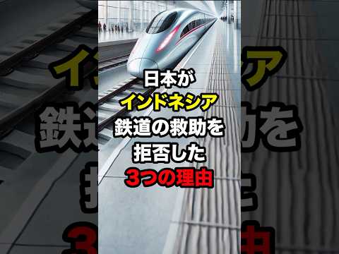 日本がインドネシア鉄道の救助を拒否した３つの理由　#海外の反応