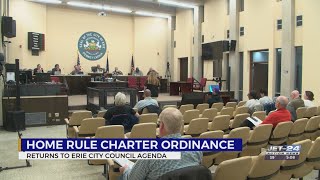 Home rule charter ordinance returns to Erie City Council’s agenda