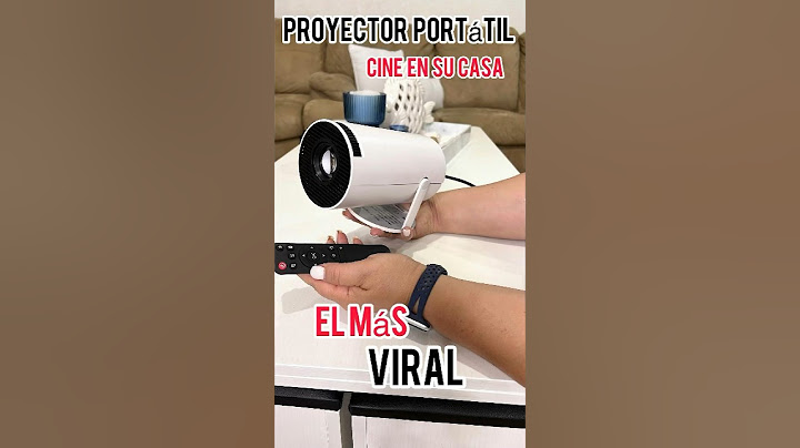 Proyector portátil muy nítido y económico de TEMU #projector #temu #savvysandy