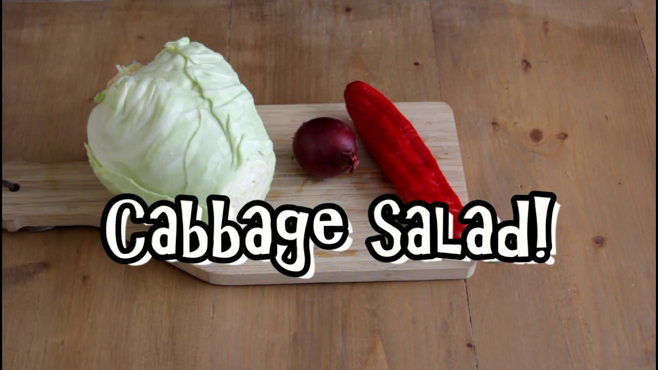 Oxheart cabbage salad! YouTube