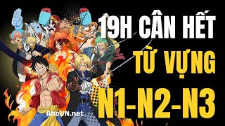 19 Tiếng cân hết toàn bộ Từ Vựng N1-N2-N3 | Đọc Nhật Việt song ngữ có ví dụ