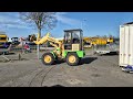 Ahlmann AL7C, Forks + Hydraulic Quickcoupler