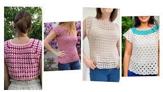 how to crochet ladies sleeveless sweater design