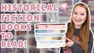HISTORICAL FICTION BOOK RECOMMENDATIONS ✨