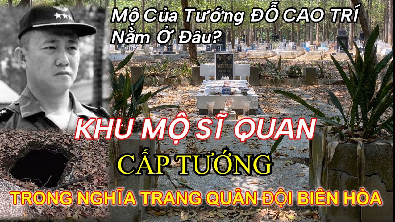 Khu mộ của những sĩ quan cấp tướng thời VNCH trong nghĩa trang quân đội Biên Hòa hiện nay ra sao.