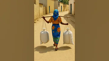 Eritrean Kunama Woman Carries Food Harvested From Her Farm Making Her Way Back Home Kunama Farmer 