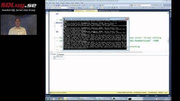 SQLug.se - Klaus Aschenbrenner  - Troubleshooting ugly SQL Server problems, session 1