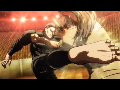 Kanoh Agito VS Hatsumi Sen Full Fight Kengan Ashura Season 3 