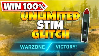 *NEW* WARZONE UNLIMITED STIM SHOT GLITCH NO GAS DAMAGE (FREE WINS AND XP)