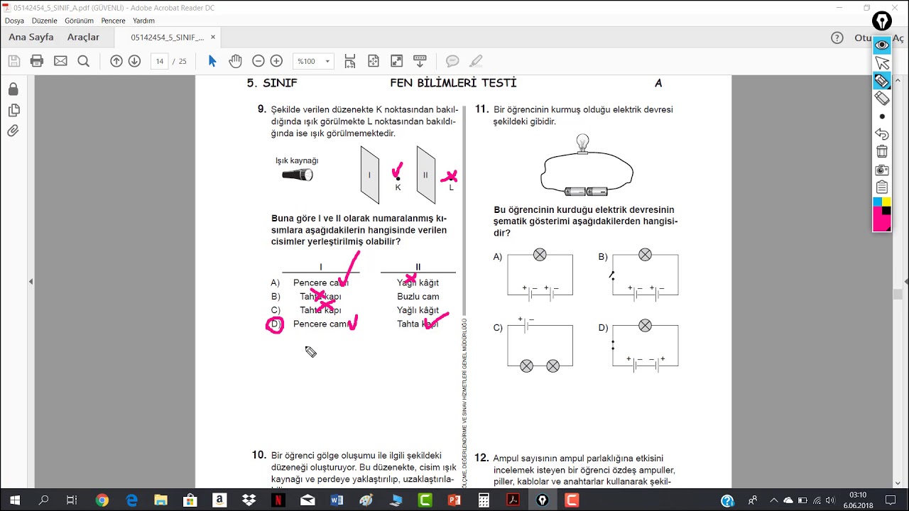 BURSLULUK SINAVI SORU ÇÖZÜMLERİ, 5. SINIF, FEN BİLİMLERİ - YouTube