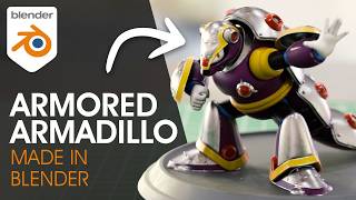 Armored Armadillo Animation - Mega Man X - made in Blender