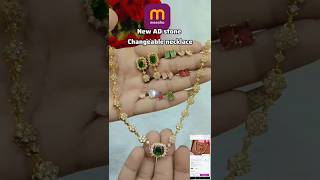 #meesho New AD stone  necklace💫 #shorts #shortsfeed #shortsviral