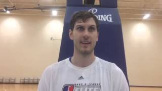 Jordan Bachynski interview at NBA D-League Elite Mini Camp