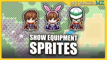 How to show equipment on your character - RPG Maker MZ Plugin: Display Fashion