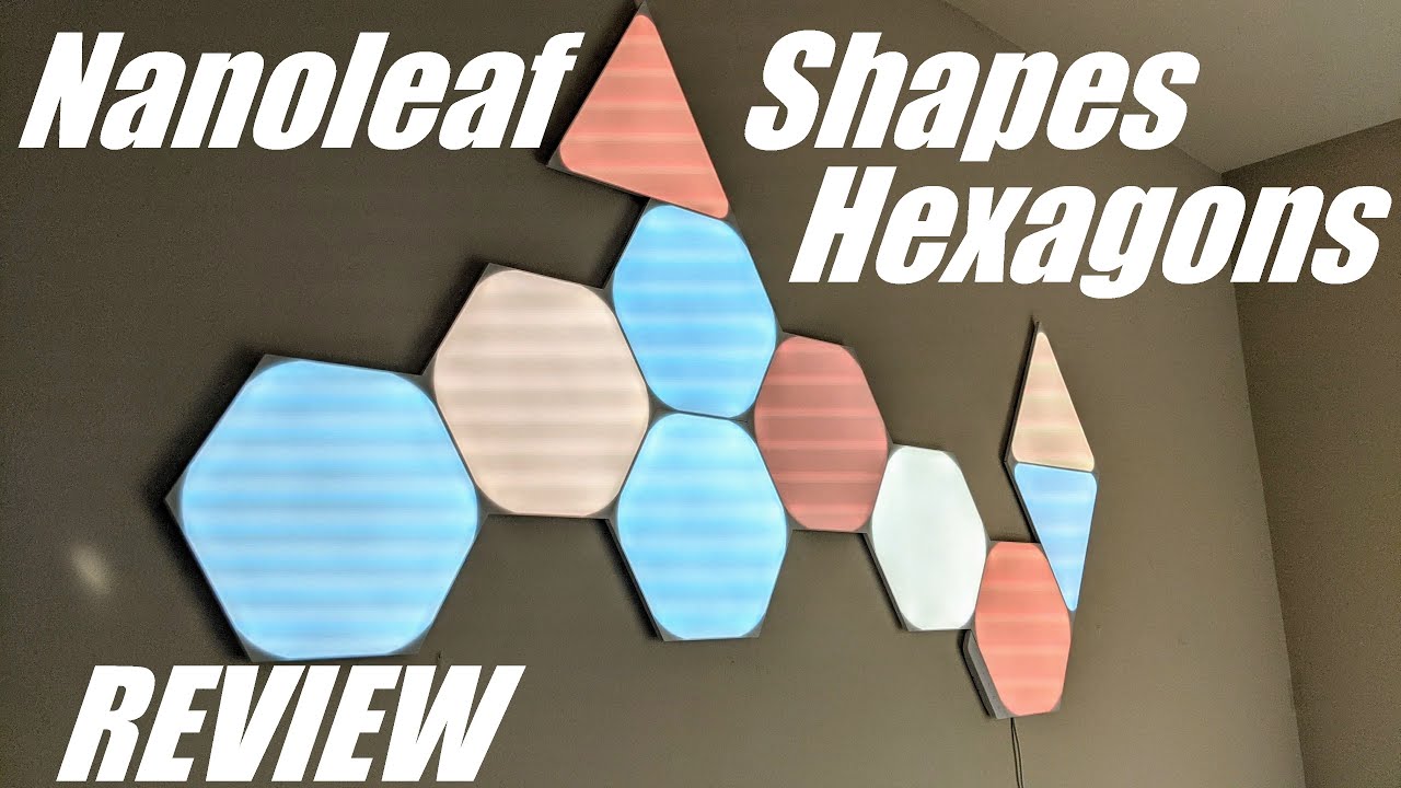 REVIEW: Nanoleaf Shapes Hexagons - Modular LED Light Panels - Still the ...
