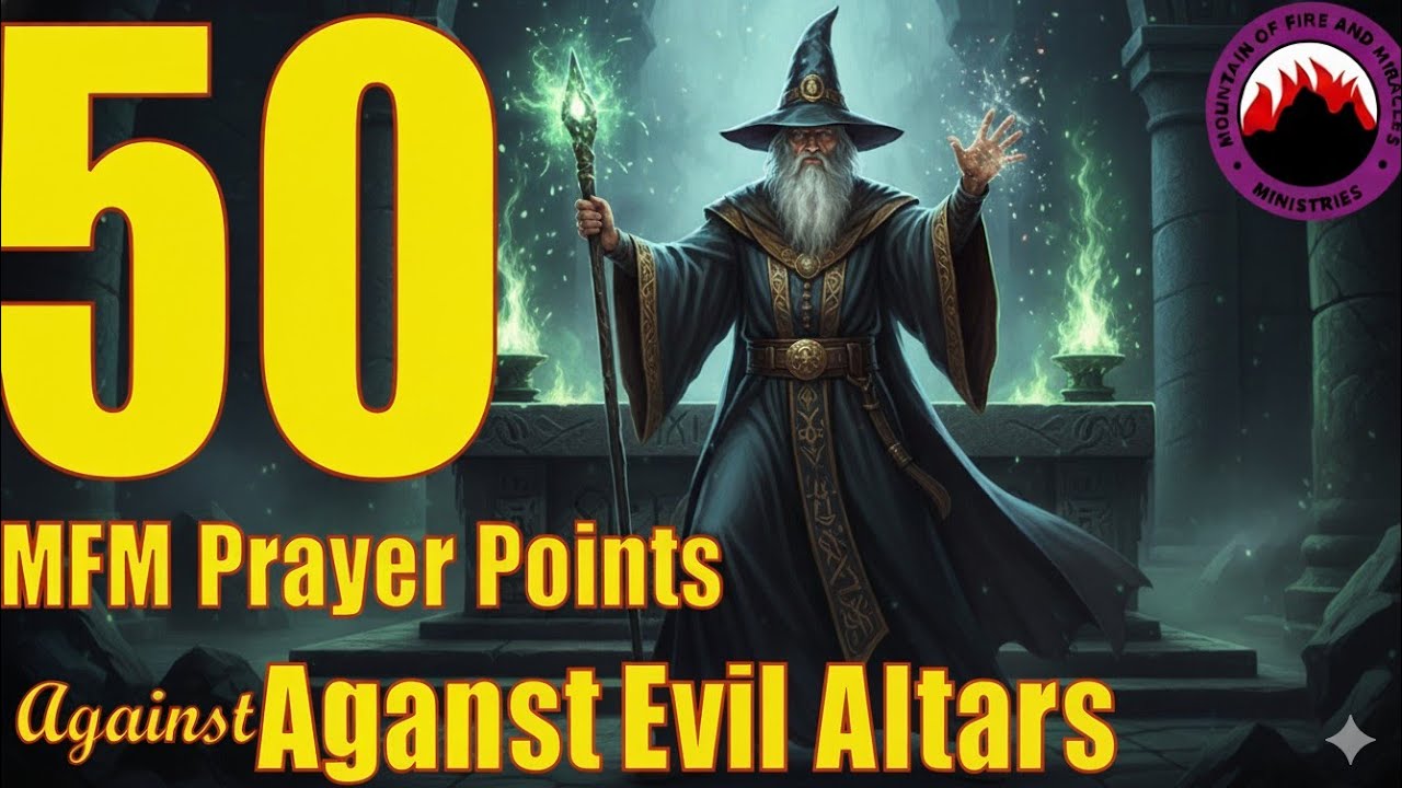 50 пунктов молитвы MFM против злых алтарей, которые говорят против вас 