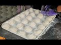 手桿老麵 湖北鍋盔燒餅-陳記荊州鍋盔/Hot Pot Baked FlatBreads Making Skills -台灣街頭美食