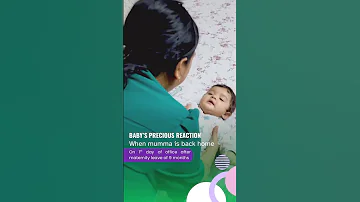 BABY REACTION MOM BACK HOME 1st DAY OF OFFICE WORKING MOM 
