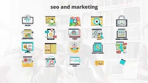 SEO And Marketing - Flat Animation Icons | After Effects Elements - Envato elements