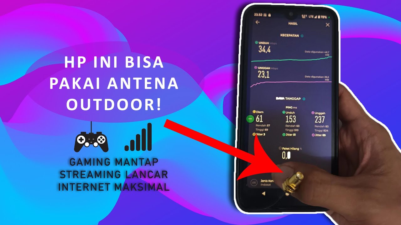 Antena Kathrein Langsung HP Tanpa Modem Speed Kenceng Stabil Bisa Multi-CA