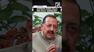 Union MoS Jitendra Singh calls the split in TMC after state assembly polls “expected”