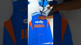 CRICKET MATCH T-SHIRT MAKING PROCESS 🤯🔥 @Adihacks01#shorts #viral#cricket  #trending