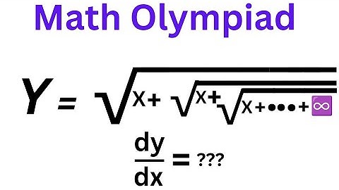 Math Olympiad Question | calculus problem | You should learn this trick!