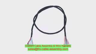 micro coax amphenol Malaysia manufacturer USB Socket for Panel Mounting with Custom Over Mold Cable