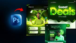 CREATE CATHCY LIGHT EFFECTS IN SOCIAL MEDIA FLYERS screenshot 5