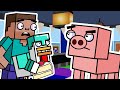 Minecraft Trades & SECRET UNDERGROUND FARM?! | Block Squad (Minecraft Animation)