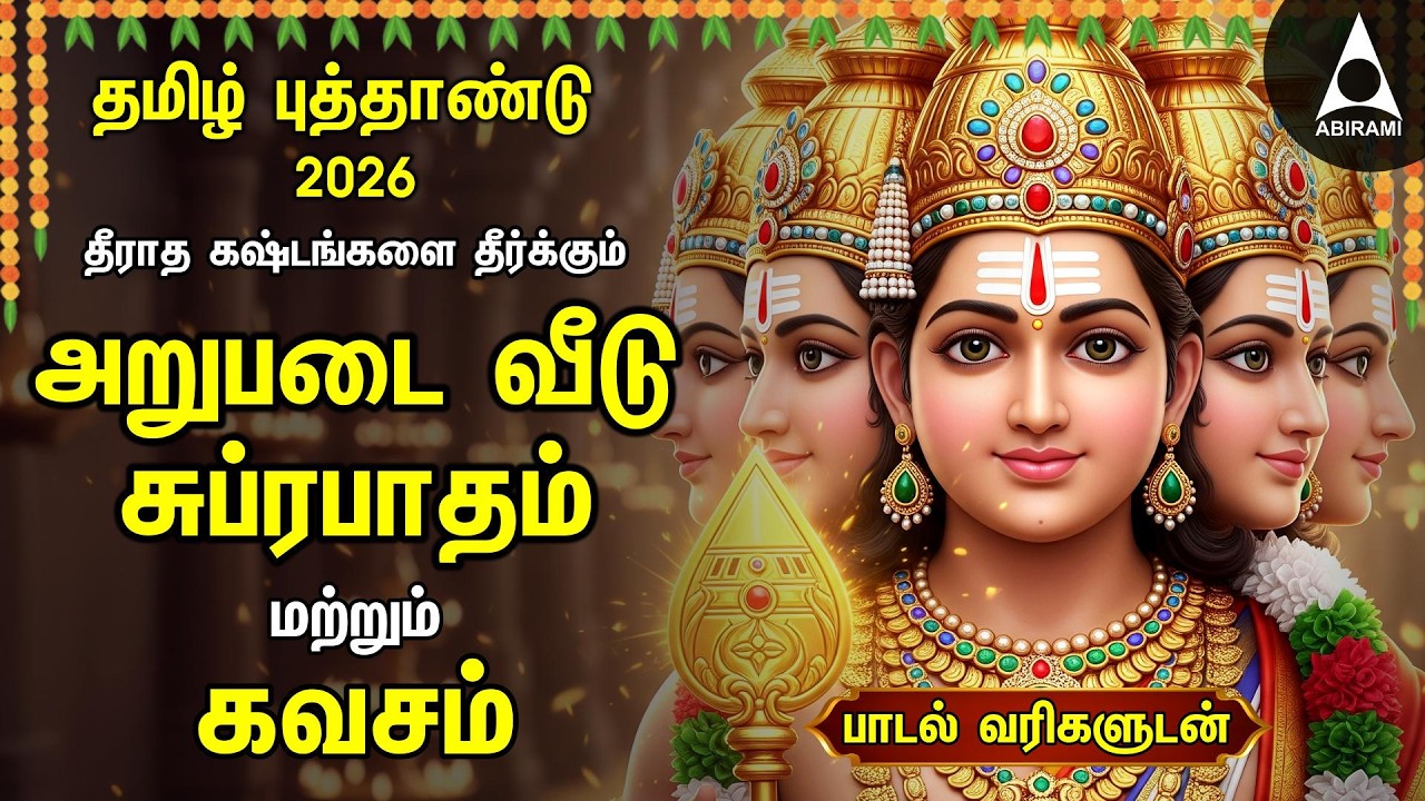 Tamil New Year 2026 Powerful Murugan Suprabatham And Kavasam |  TAMIL LYRICS