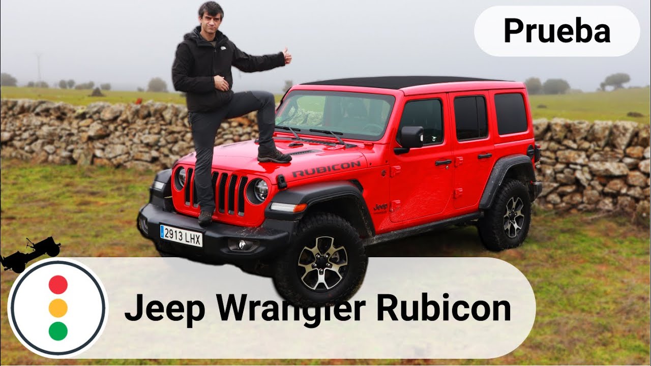Falange Materialismo trigo Jeep Wrangler Rubicon | Prueba | Review | Opinión | Coches.com - YouTube