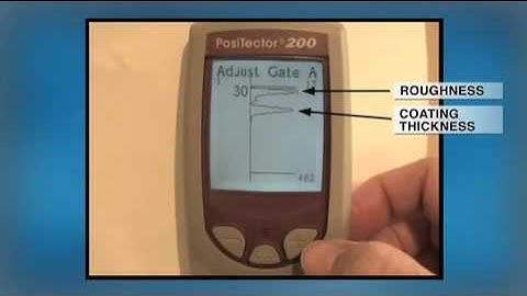 Defelsko PosiTector 200 - Coating Thickness Measurement on Rough Surfaces