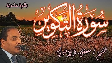 تلاوة هادئة | الشيخ مصطفى اللاهوني | سورة التكوير | Surat AlTakweer