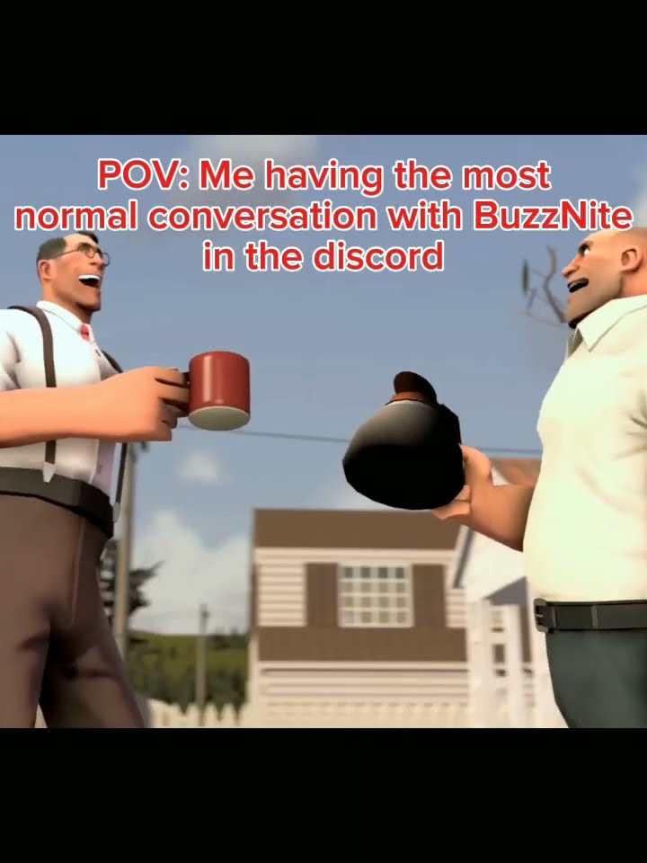 POV: Me having the most normal conversation with @BuzzNite in the ...