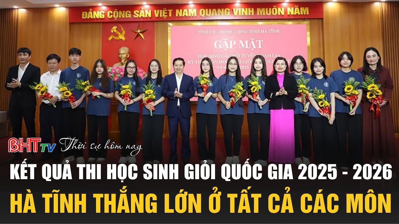Thời sự tối 19/1: Kết quả thi học sinh giỏi quốc gia 2025 - 2026: Hà Tĩnh thắng lớn ở tất cả các môn
