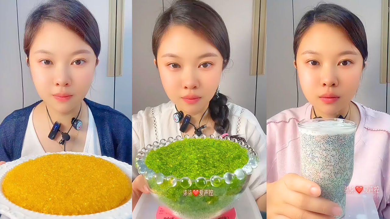 Chinese Colorful Fish Roe ASMR Eating | Soft Pop & Crunch Seafood Mukbang #20