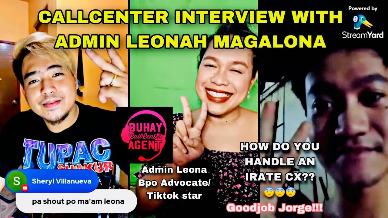 Callcenter Free Interview Practice with Leonah Magalona