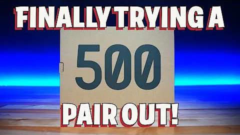 adidas Yeezy 500: FINALLY TRYING A PAIR OUT !